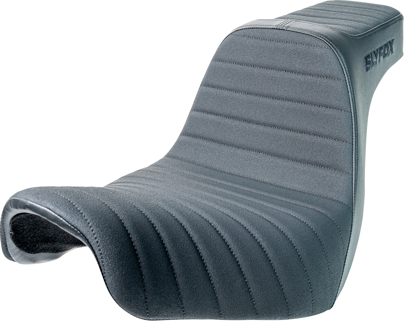 SLYFOX High Noon Seat - Vinyl - Classic Stitch - Black Logo - FL/FX '18-'24 4701A-slyfox