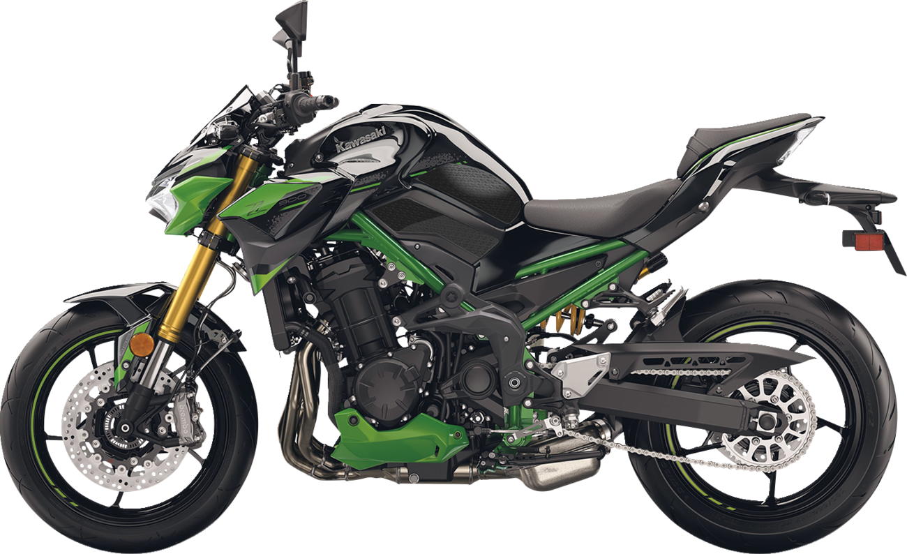 STOMPGRIP Tank Grips - Icon - Black - Kawasaki - Z '17-'25 55-14-0144B