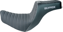 SLYFOX High Noon Seat - Vinyl - Classic Stitch - Silver Logo - FL/FX '18-'24 4701B-slyfox
