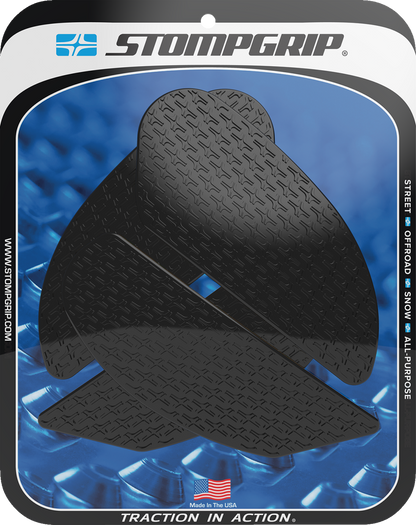 STOMPGRIP Tank Grips - Icon - Black - Kawasaki - Ninja '18-'25 55-14-0150B