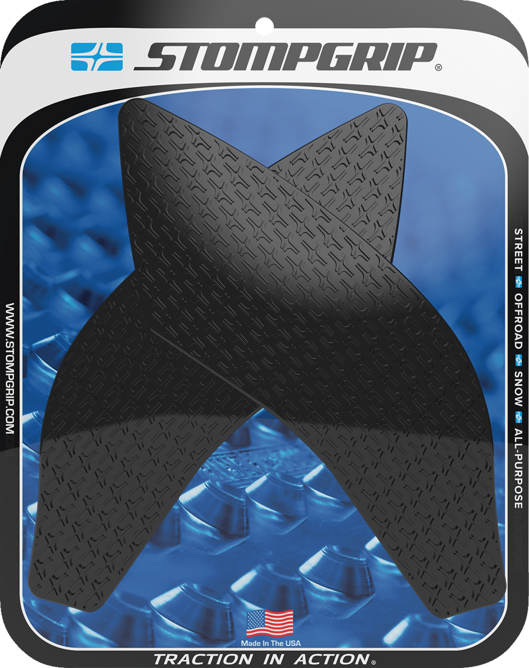STOMPGRIP Tank Grips - Icon - Black - Honda - CB/CBR '19-'25 55-14-0161B
