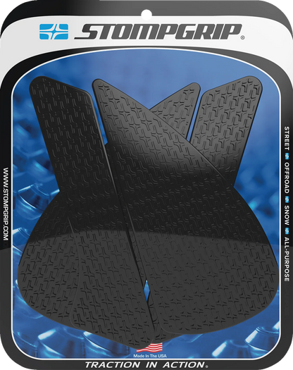 STOMPGRIP Tank Grips - Icon - Black - Honda - CBR '21-'25 55-14-0177B