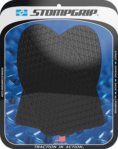 STOMPGRIP Tank Grips - Icon - Black - Suzuki - GS '22-'25 55-14-0179B