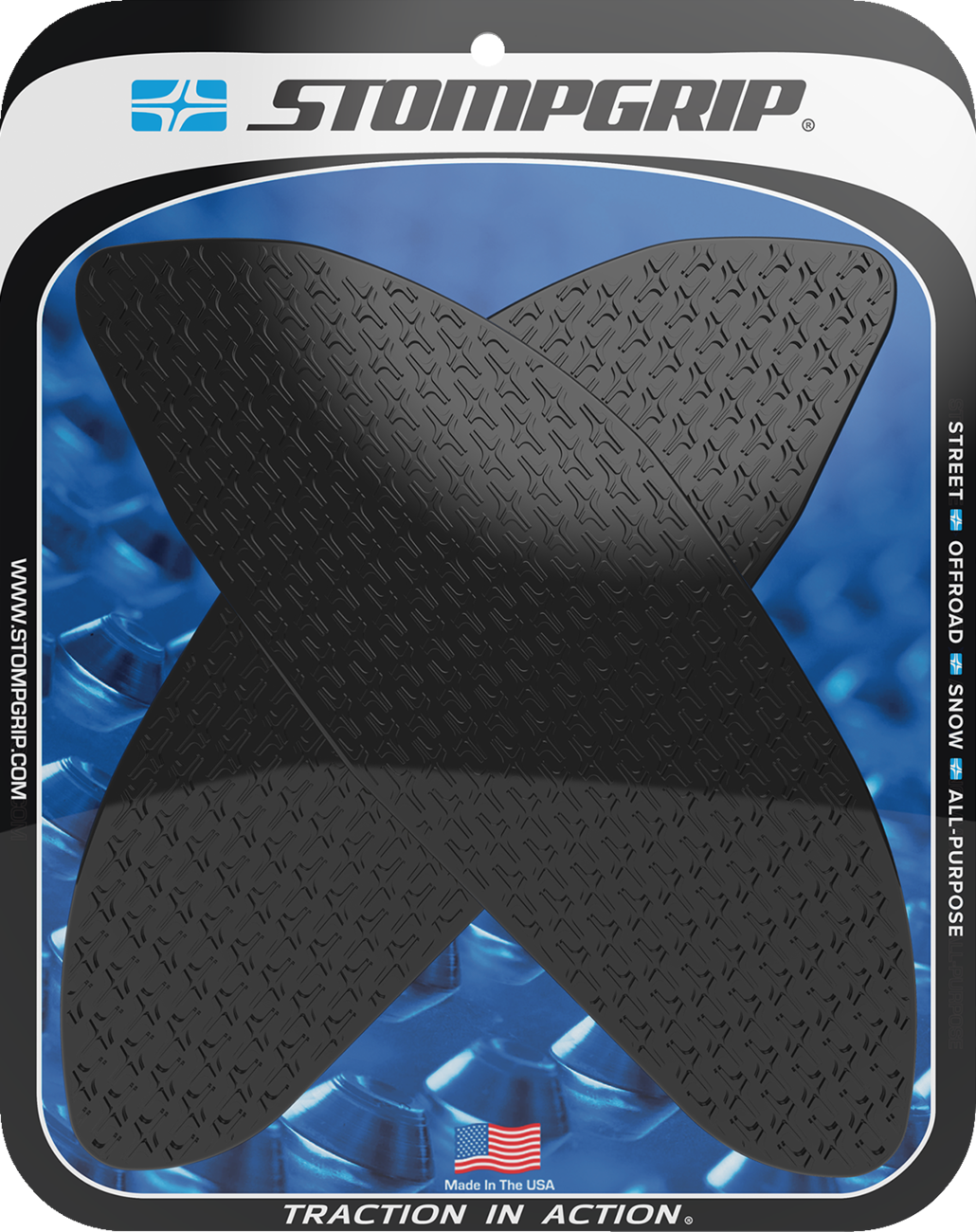 STOMPGRIP Tank Grips - Icon - Black - Aprilia - RSV4/Tuono '21-'25 55-14-0180B