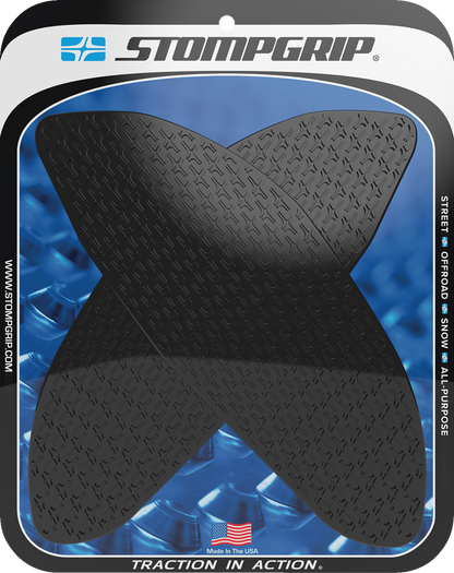 STOMPGRIP Tank Grips - Icon - Black - Aprilia - RSV4/Tuono '21-'25 55-14-0180B