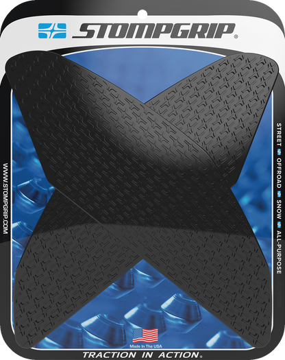 STOMPGRIP Tank Grips - Icon - Black - Suzuki - GS '22-'25 55-14-0188B