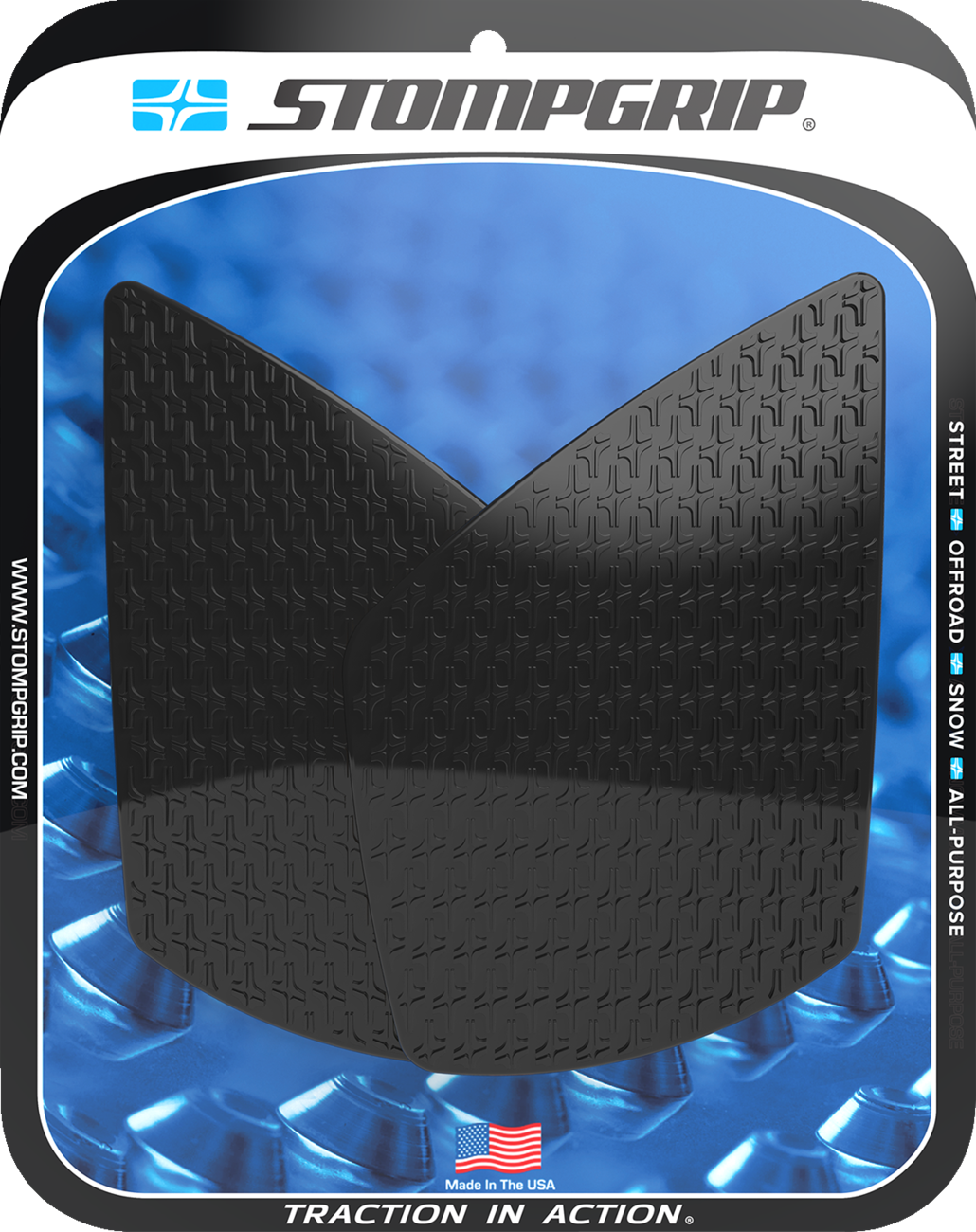 STOMPGRIP Tank Grips - Icon - Black - Triumph - Street '23-'25 55-14-0199B