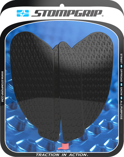 STOMPGRIP Tank Grips - Icon - Black - Kawasaki - KLX '22-'25 55-14-0202B
