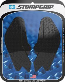 STOMPGRIP Tank Grips - Icon - Black - Suzuki - GS '24-'25 55-14-0210B