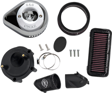 S&S CYCLE Stealth Air Cleaner Kit with Cover - Chrome - Indian 170-0827