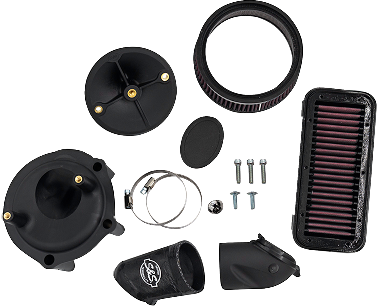 S&S CYCLE Stealth Air Cleaner Kit without Cover - Indian 170-0828