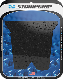 STOMPGRIP Tank Grips - Volcano - Black - Suzuki - DR '07-'25 55-10-0060-4B
