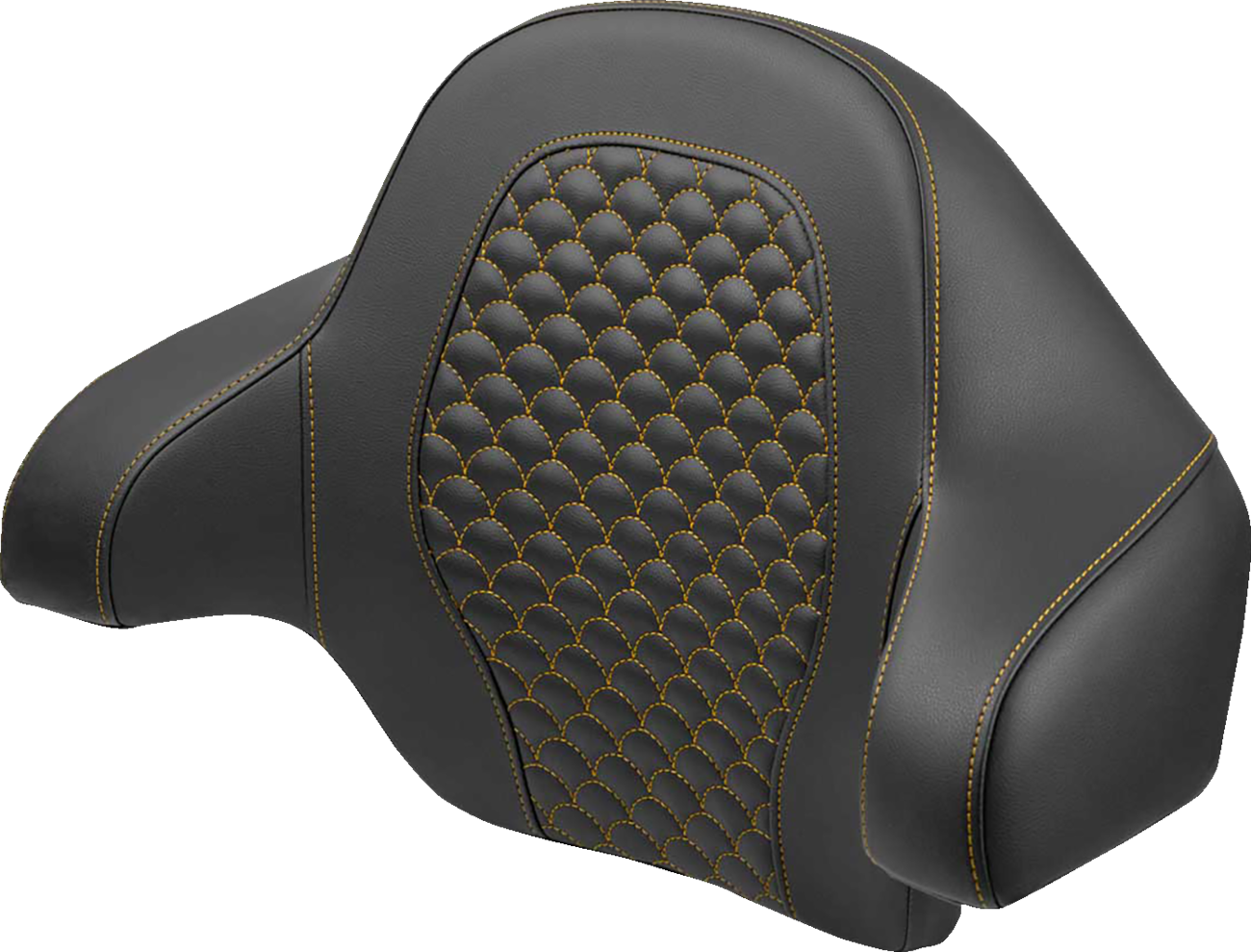 SADDLEMEN Tour Pak - Dragon Scale - Gold Stitch - FLH/FLT '14-'24 814-07-15507