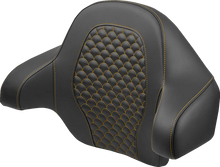 SADDLEMEN Tour Pak - Dragon Scale - Gold Stitch - FLH/FLT '14-'24 814-07-15507