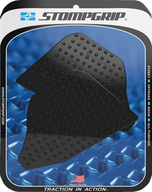 STOMPGRIP Tank Grips - Volcano - Black - Ducati - Multistrada '22-'25 55-10-0185B