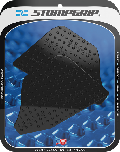 STOMPGRIP Tank Grips - Volcano - Black - Ducati - Multistrada '22-'25 55-10-0185B