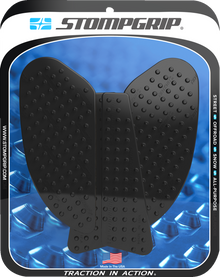 STOMPGRIP Tank Grips - Volcano - Black - Kawasaki - Z '21-'25 55-10-0201B