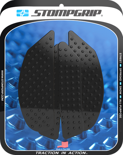 STOMPGRIP Tank Grips - Volcano - Black - Yamaha - MT '22-'25 55-10-0203B