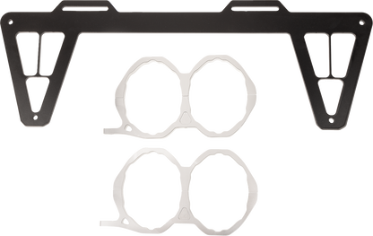 TRINITY RACING Full Dual Exhaust System - Black - RZR XP 1000 TR-4190D-BK
