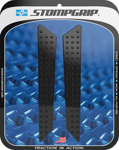 STOMPGRIP Tank Grips - Volcano - Black - Triumph - Tiger '22-'25 55-10-0208B