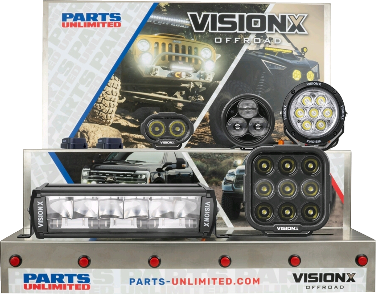 Vision X Product Display - Loaded XIL-DS2TPU