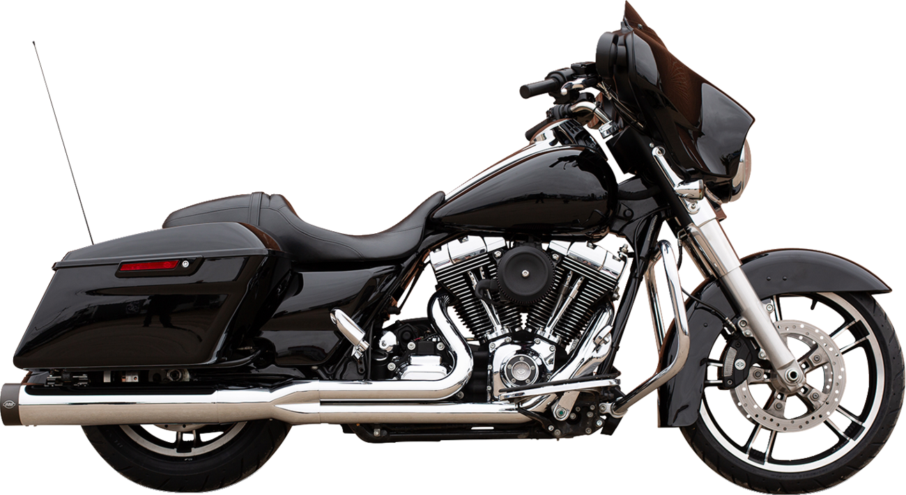 S&S CYCLE 2-into-1 Sidewinder Exhaust System - 50 State - Chrome - Touring '07-'16 550-0771