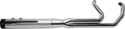 S&S CYCLE 2-into-1 Sidewinder Exhaust System - 50 State - Chrome - Touring '07-'16 550-0771