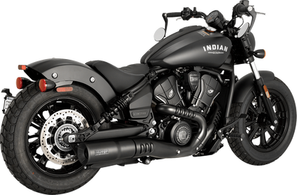VANCE & HINES Hi-Output Slip-On Muffler - Black - Indian Scout/Bobber 48627