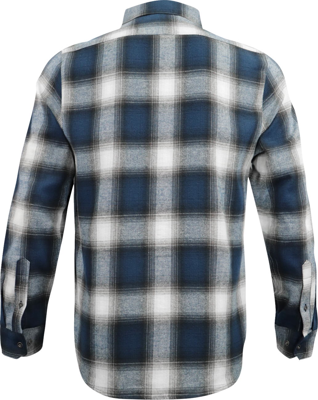 THROTTLE THREADS Parts Unlimited Flannel 25 Shirt - Blue/Black - Small PSU39ST61BLSR