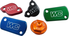 WORKS CONNECTION Rear Brake Cap - Blue - KTM/Husqvarna/Gas Gas 21-770
