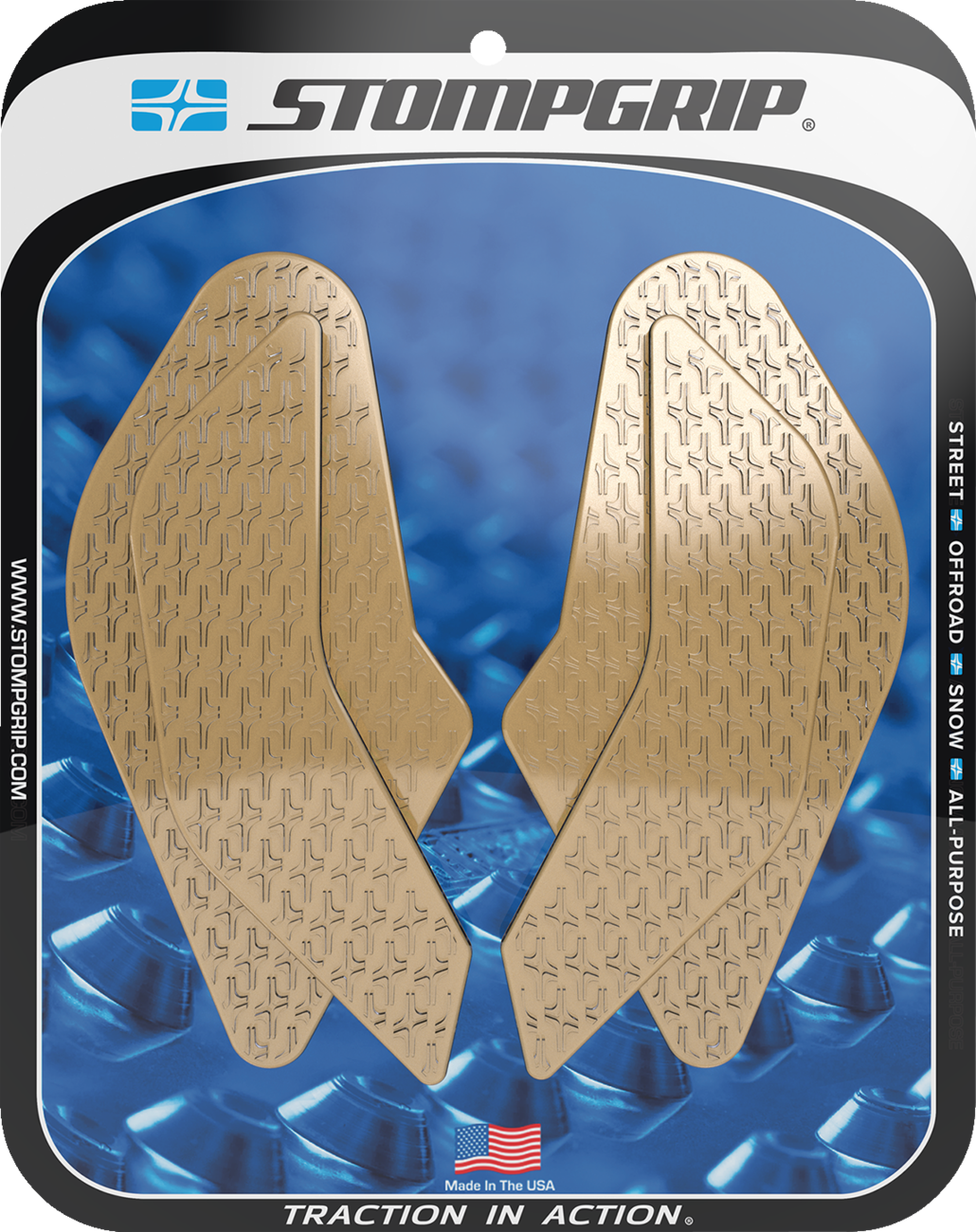 STOMPGRIP Tank Grips - Icon - Clear - Suzuki - GS '24-'25 55-14-0210C