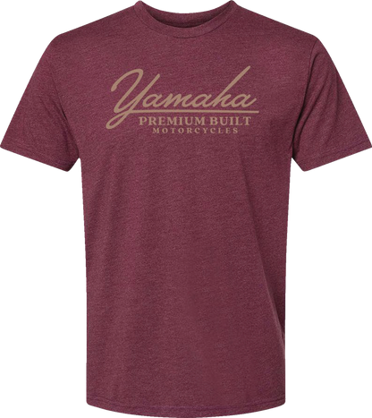YAMAHA APPAREL Yamaha Racing Premium Built T-Shirt - Maroon - Medium LEM25S-M39-M