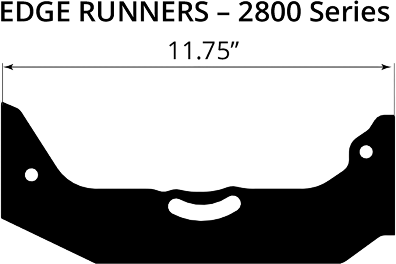 WOODY'S Wear Bars - 7" - Edge Runner - Pilot TS Ski ETS7-2800