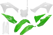 UFO Body Kit - Green/White - Kawasaki - KX '24-'25 KAKIT231F@444