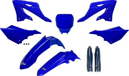 UFO Restyle Body Kit - '24-'25 OEM Blue/Black - Yamaha - YZ '22-'26 YAKIT335F@999C