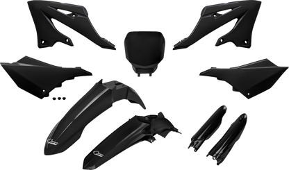 UFO Restyle Body Kit - Black - Yamaha - YZ '22-'26 YAKIT335F@001
