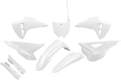 UFO Restyle Body Kit - White - Honda - CRF '21-'24 HOKIT128F@041