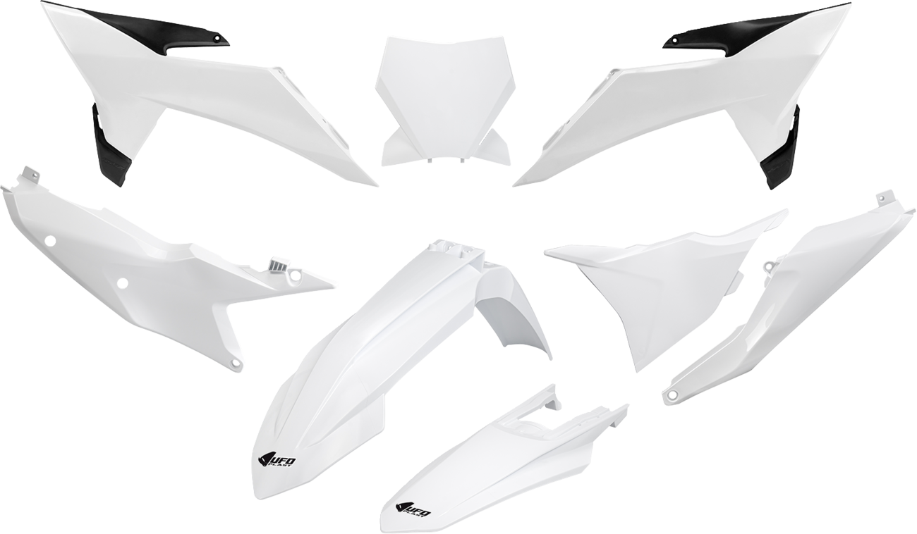 UFO Body Kit - '20-'26 White/Black - KTM - SX '25-'26 KTKIT532@042