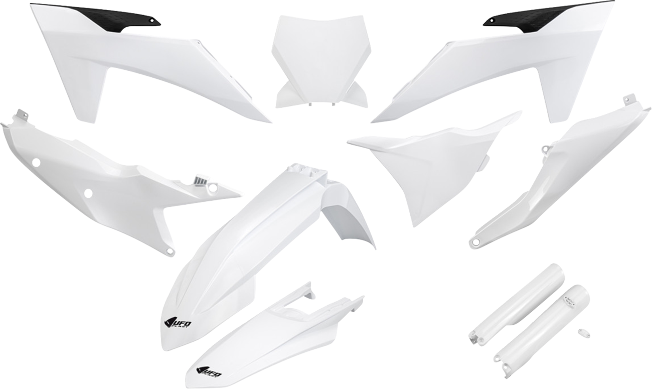 UFO Body Kit - White - KTM - SX '23-'24 KTKIT529F@042