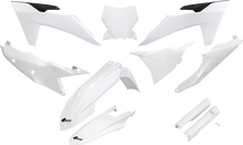 UFO Body Kit - White - KTM - SX '23-'24 KTKIT529F@042