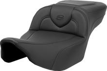 SADDLEMEN Heated RoadSofa™ Seat - Extended Reach - Smooth - w/o Backrest - FLT/FLH ’23-‘24 823-07-188A0