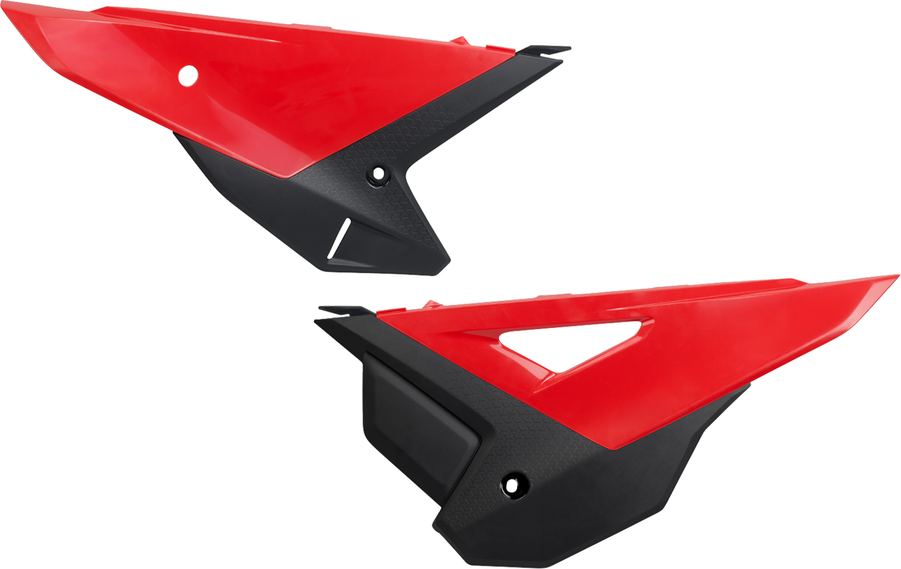 UFO Side Panels - '25 OEM Red/Black - Honda - CRF 250 R/RX HO05621@999