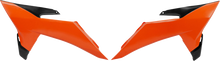 UFO Radiator Covers - Orange/Black - KTM KT05025#127