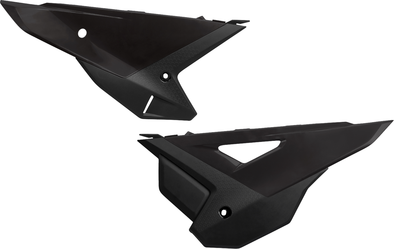 UFO Side Panels - Bkack - Honda - CRF 250 R/RX HO05621@001
