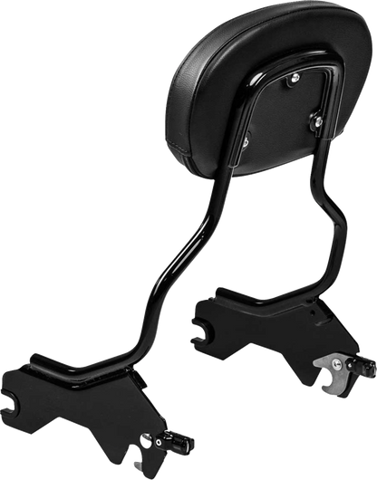 SADDLEMEN Sissy Bar Pad Bracket - Black 15725B