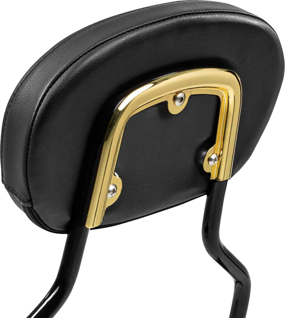 SADDLEMEN Sissy Bar Pad Bracket - Gold 15725GO