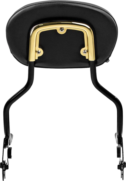 SADDLEMEN Sissy Bar Pad Bracket - Gold 15725GO