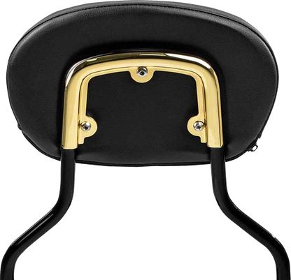 SADDLEMEN Sissy Bar Pad Bracket - Gold 15725GO