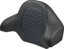 SADDLEMEN Tour Pak - Dragon Scale - Blue Stitch - FLH/FLT '14-'24 814-07-15501