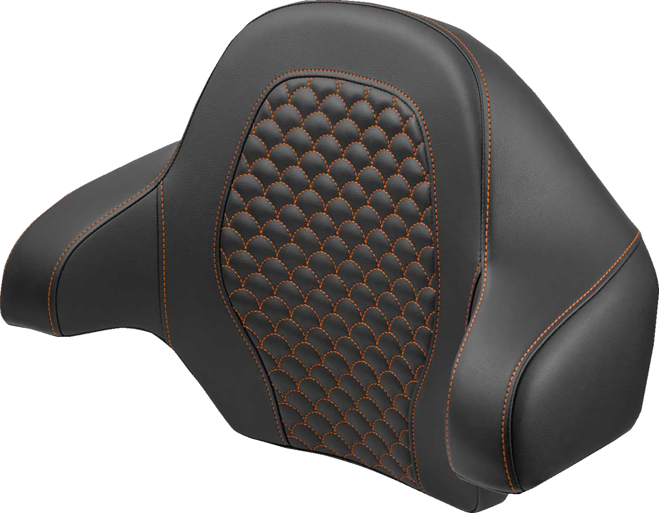 SADDLEMEN Tour Pak - Dragon Scale - Orange Stitch - FLH/FLT '14-'24 814-07-15503